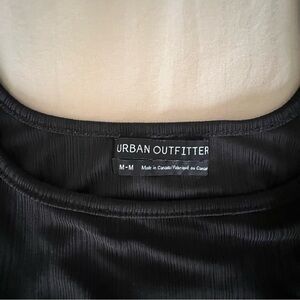 Urban Outfitters Black Crop Top